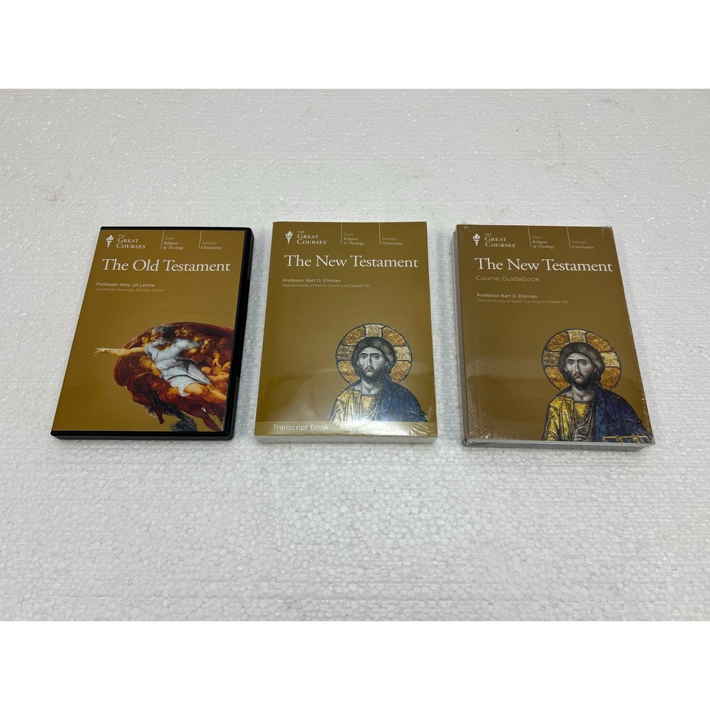 The Great Courses Old Testament & New Testament DVD Lectures Guidebooks LOT